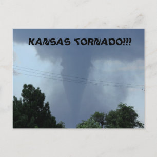 Kansas Tornado Post Card