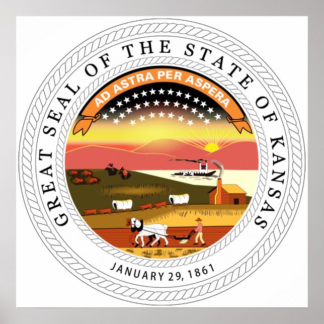 Kansas, USA Poster (Front)