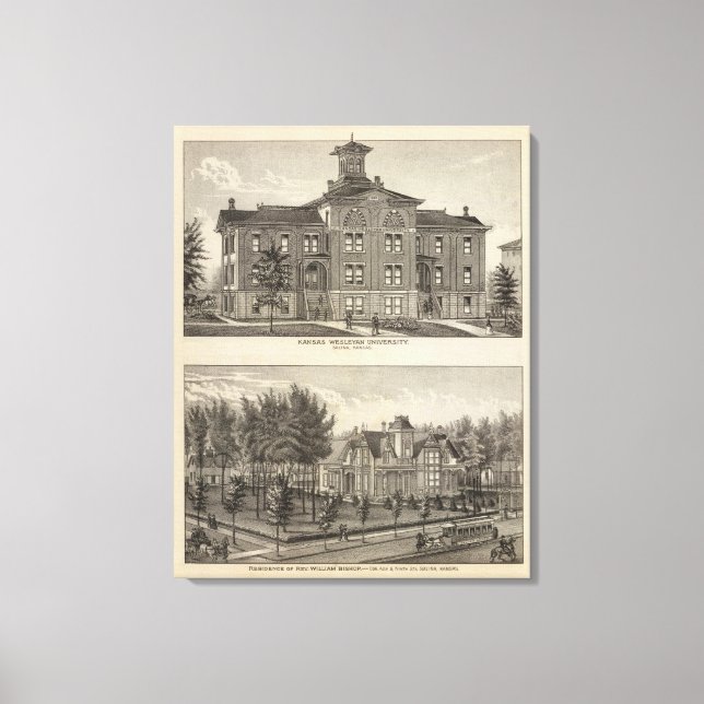 Kansas Wesleyan University Canvas Print (Front)