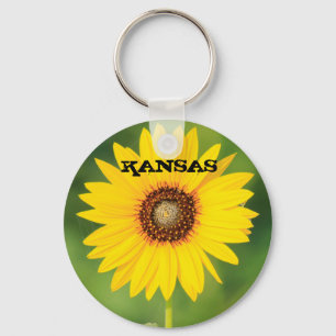 Kansas Wild Sunflower Key Chain