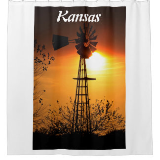 Kansas Windmill Sunset