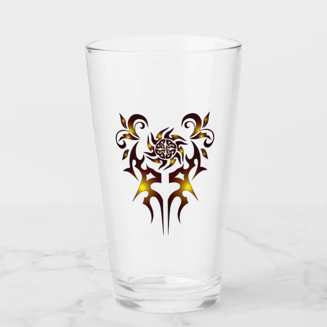 Kaoss Drinkware Glass (Front)