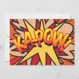 KAP-POW Your Message Speech Bubble Fun Retro Announcement