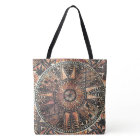 Kapa Primitive Hawaiian Tattoo Tapa Beach Bag