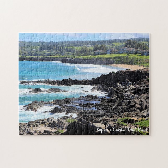 Kapalua Coastal Trail Maui Jigsaw Puzzle (Horizontal)