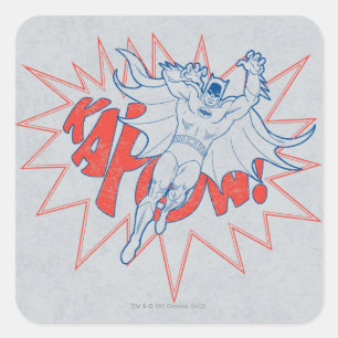 KAPOW! Batman Graphic Square Sticker