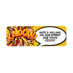 KAPOW Fun Retro Comic Book Pop Art Adresse