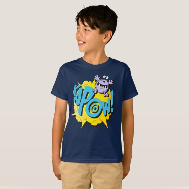 Kapow kids T-Shirt (Front Full)