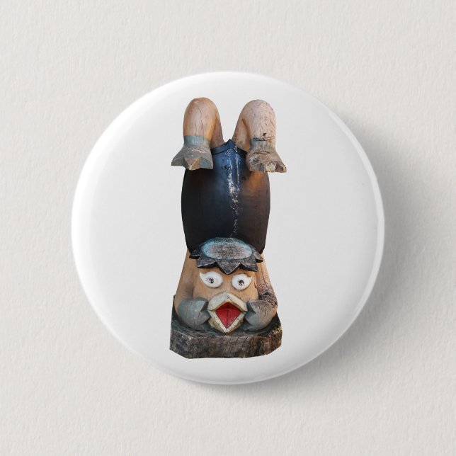 Kappa 河童 Handstand 2 Inch Round Button (Front)
