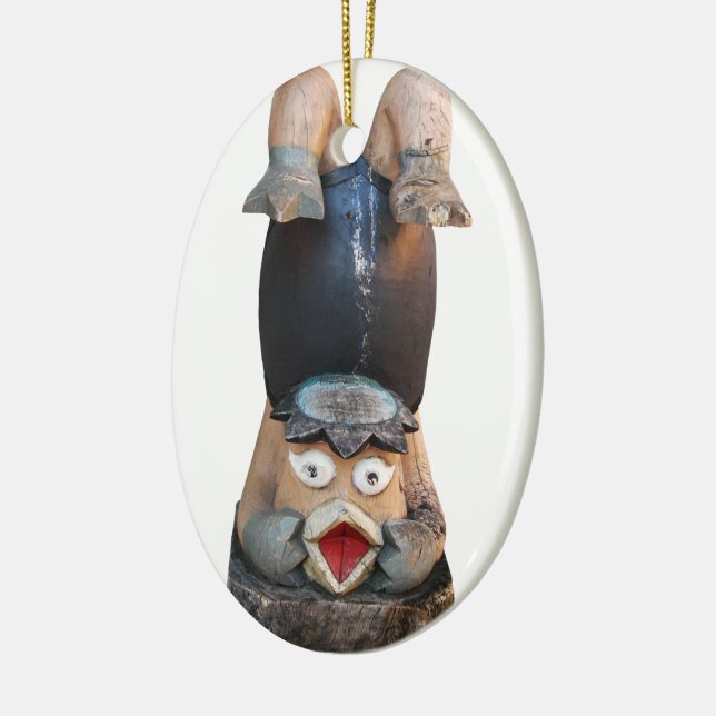 Kappa 河童 Handstand Ceramic Ornament (Left)
