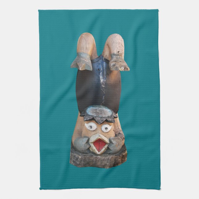 Kappa 河童 Handstand Kitchen Towel (Vertical)