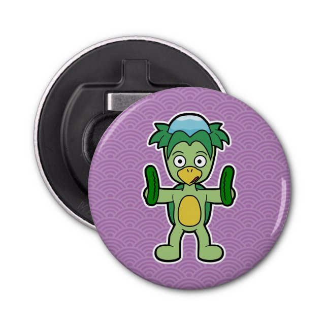 Kappa- Cute Japanese Yokai Monster Bottle Opener (Front)