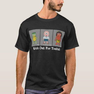 Kappa, Hitotsume-kozo, and Oni Cartoon Yokai T-Shirt