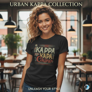 Kappa Kappa Chino Drôle T-Shirt Lover Café