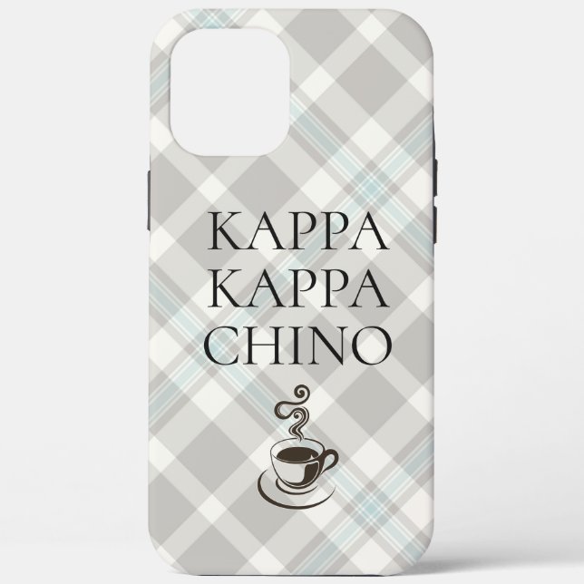 Kappa Kappa Chino Funny Coffee Lover Case-Mate iPh Case-Mate iPhone Case (Back)