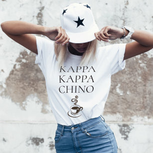 Kappa Kappa Chino Funny Coffee Lover Maternity T-Shirt