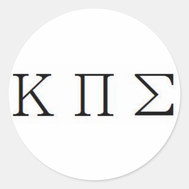 KAPPA PI SIGMA Sticker (Front)