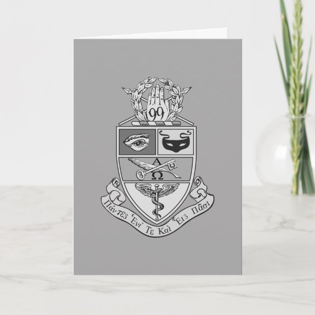 Kappa Psi Crest Card (Front)