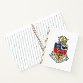 Kappa Psi Crest Notebook