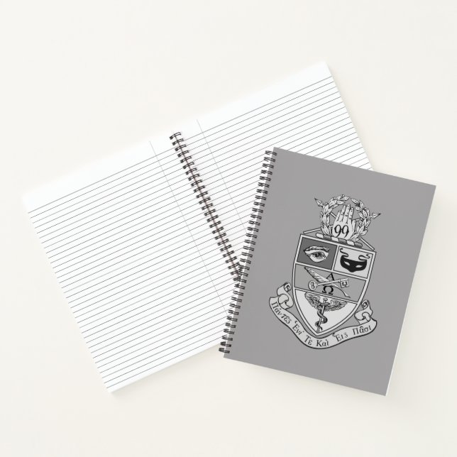 Kappa Psi Crest Notebook (Inside)