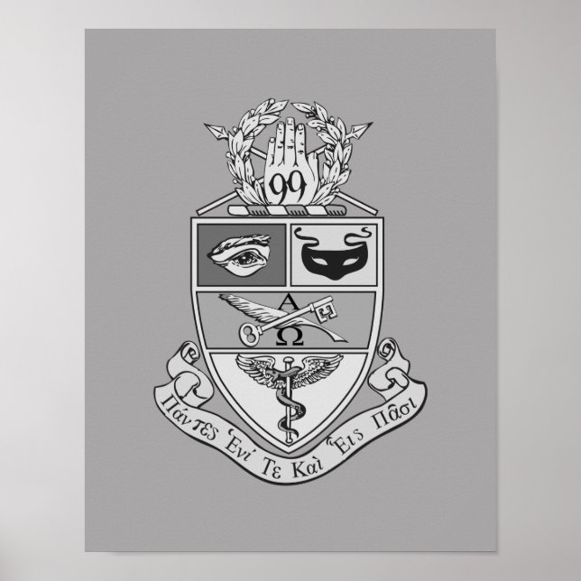 Kappa Psi Crest Poster (Front)