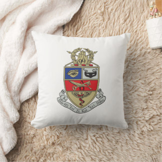Kappa Psi Crest Throw Pillow