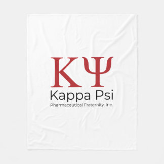 Kappa Psi Pharmaceutical Fraternity Fleece Blanket