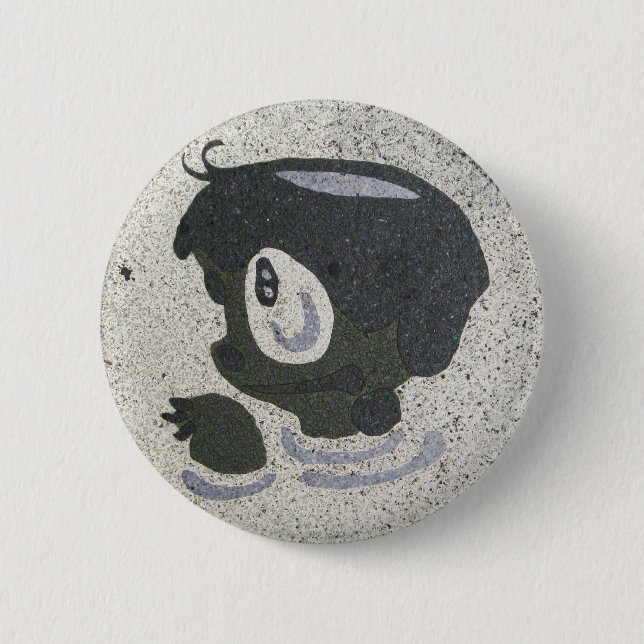 Kappabashi 2 Inch Round Button (Front)