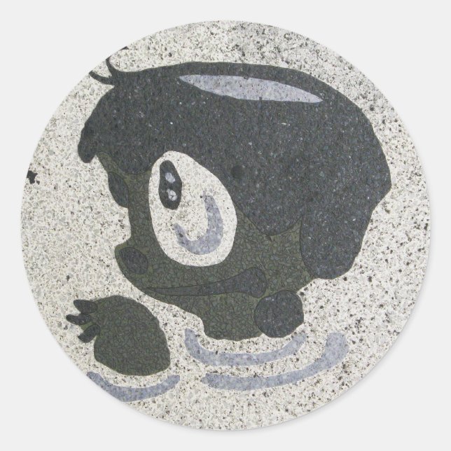 Kappabashi Classic Round Sticker (Front)