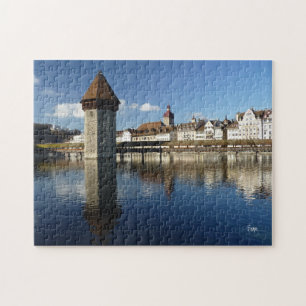 Kappel bridge, Lucerne Jigsaw Puzzle