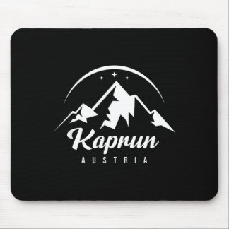 Kaprun austria ski resort skiing snowboarding mouse pad