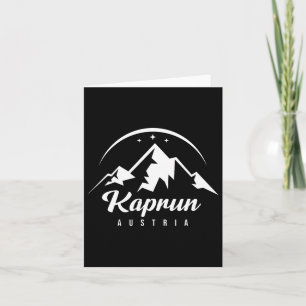 Kaprun Austria Ski Resort Skiing Snowboarding Souv Card