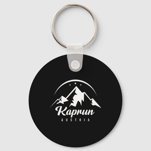 Kaprun Austria Ski Resort Skiing Snowboarding Souv Keychain (Front)