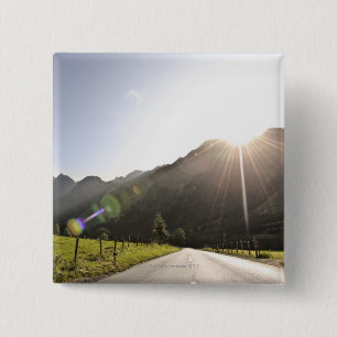 kaprun, salzburg,salzburger land, salzkammergut, 2 inch square button