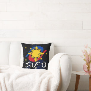 Kapwa (Baybayin script) Throw Pillow