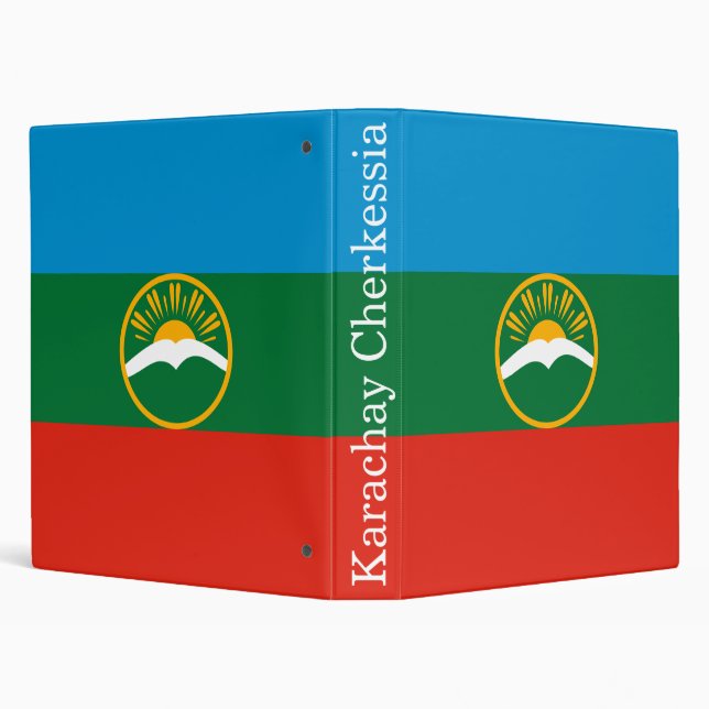 Karachay Cherkessia Flag Binder (Background)