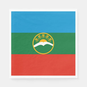 Karachay Cherkessia Flag Napkin