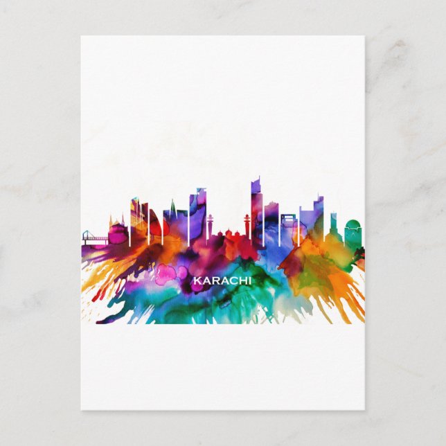 Karachi Pakistan Holiday Postcard (Front)