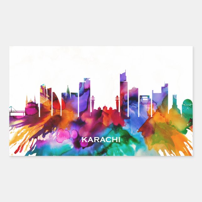 Karachi Pakistan Sticker (Front)