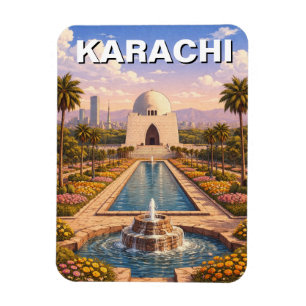 Karachi Pakistan Travel Magnet