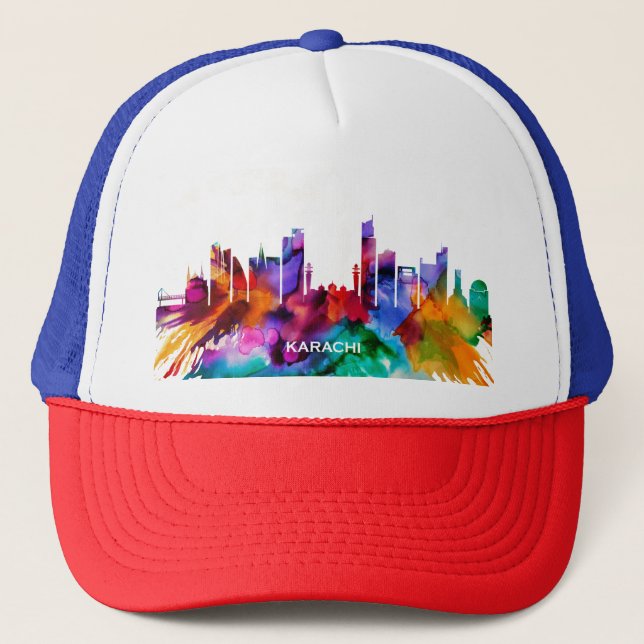 Karachi Pakistan Trucker Hat (Front)