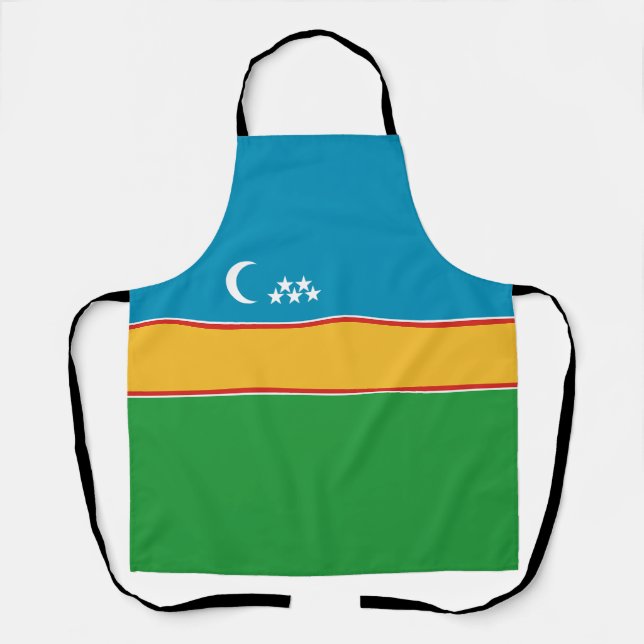 Karakalpakstan Flag Apron (Front)