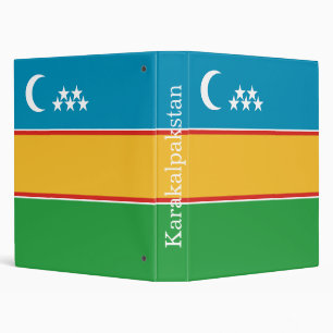 Karakalpakstan Flag Binder