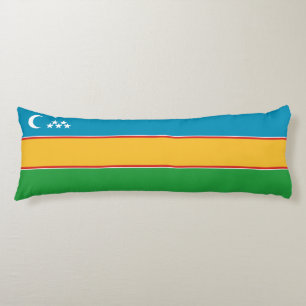 Karakalpakstan Flag Body Pillow