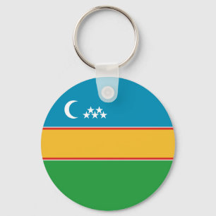 Karakalpakstan Flag Keychain