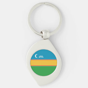 Karakalpakstan Flag Keychain