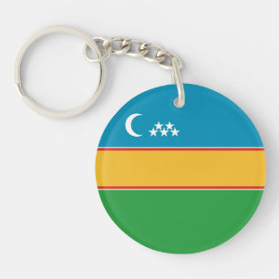 Karakalpakstan Flag Keychain