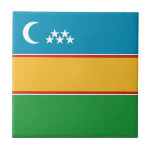 Karakalpakstan Flag Tile