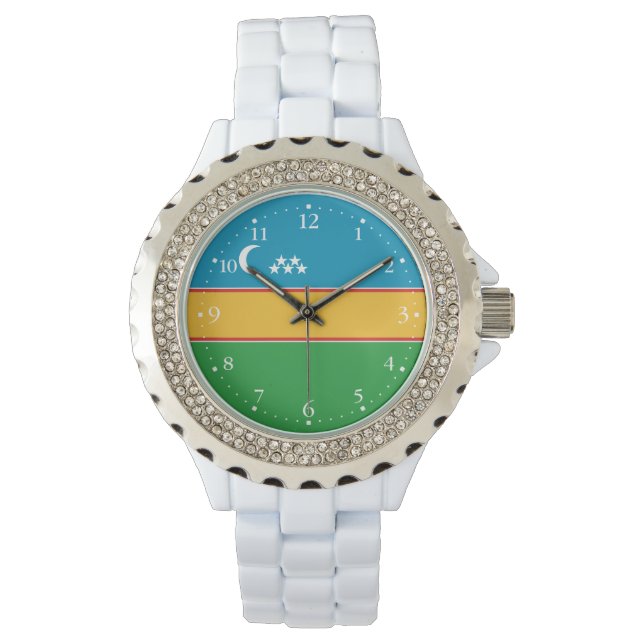 Karakalpakstan Flag Watch (Front)
