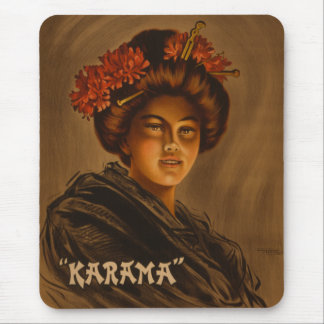 Karama: Japanese Romance Geisha Actress Mouse Pad
